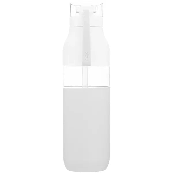 25 oz h2go Void Single Wall Plastic Bottle w/Straw/Sleeve