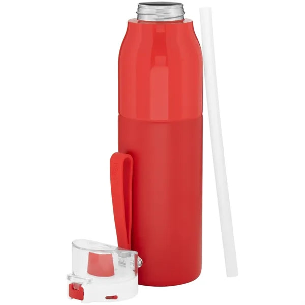 25 oz h2go Vigor Single Wall Stainless Bottle with Handle