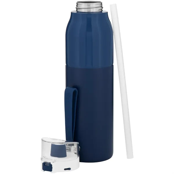 25 oz h2go Vigor Single Wall Stainless Bottle with Handle