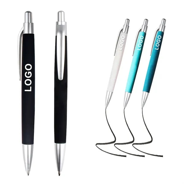 1mm Custom Logo Retractable Ballpoint Pen