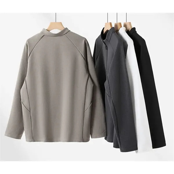 Men's quarter-zip Sweatshirt, quick dry and breathable.