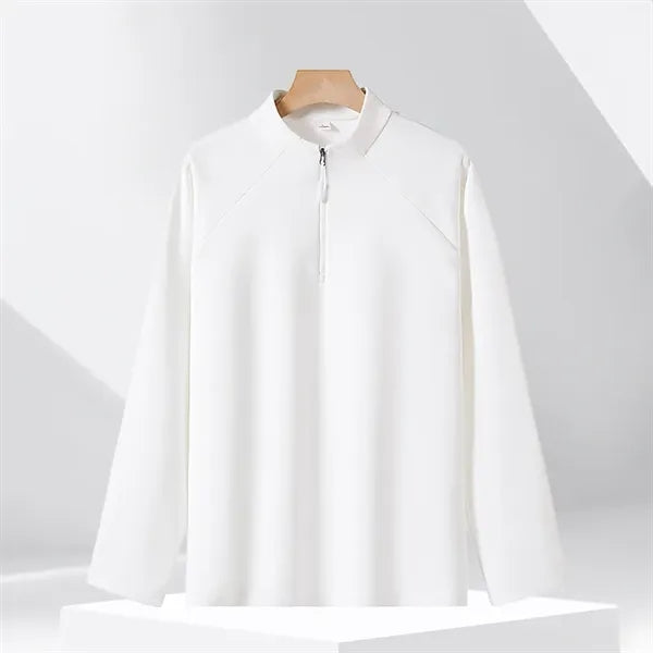 Men's quarter-zip Sweatshirt, quick dry and breathable.