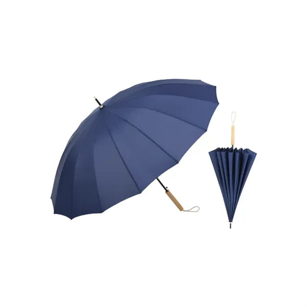 Auto Open Pongee 16 Ribs Oversized Dual Purpose Umbrella
