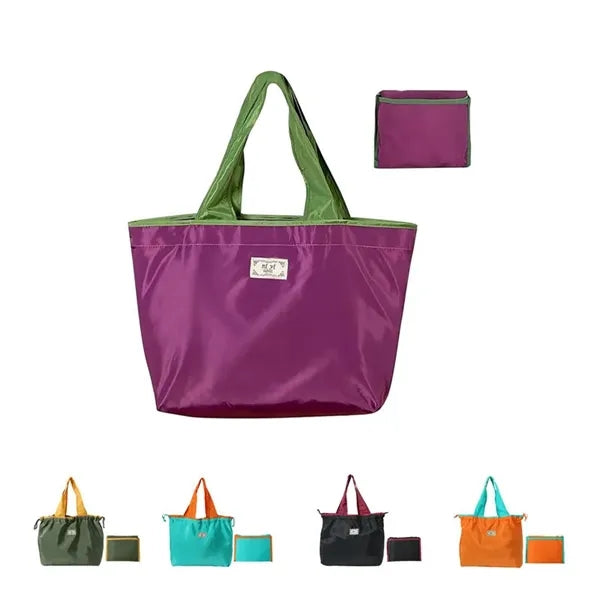 Foldable Tote Shopping Bag with Pocket