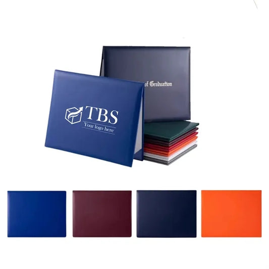 Graduation Certificate Cover with Logo Print