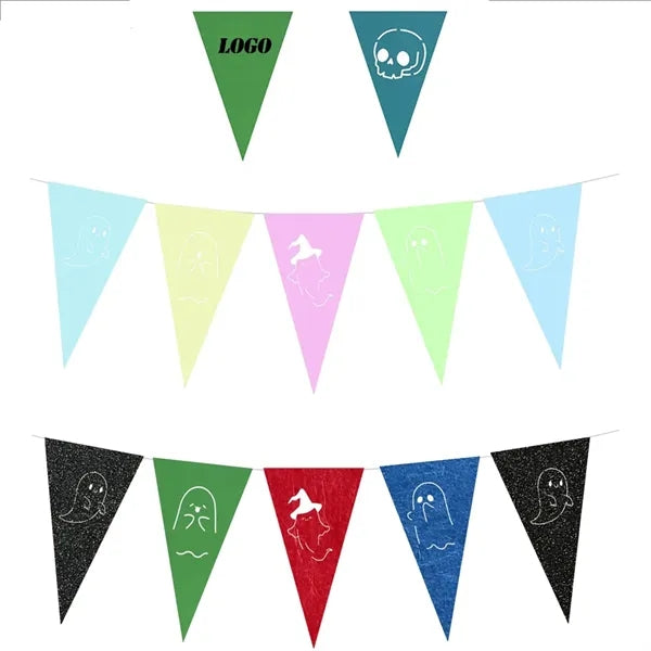 Decorative String Flags For Event Venue Setup