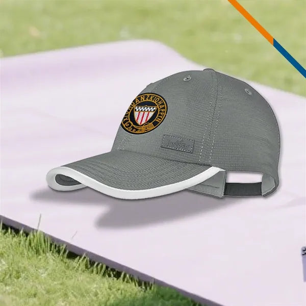 FlowZip Polyester Dobby Performance Cap