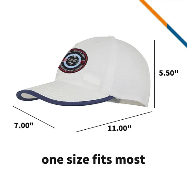 FlowZip Polyester Dobby Performance Cap