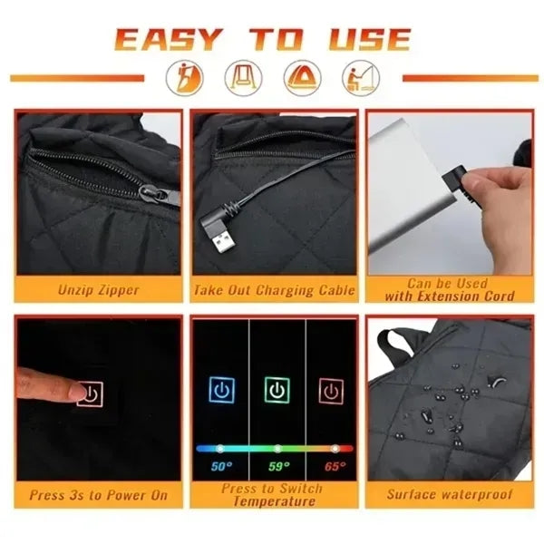 Electric Heating Hand Warmer Pouch