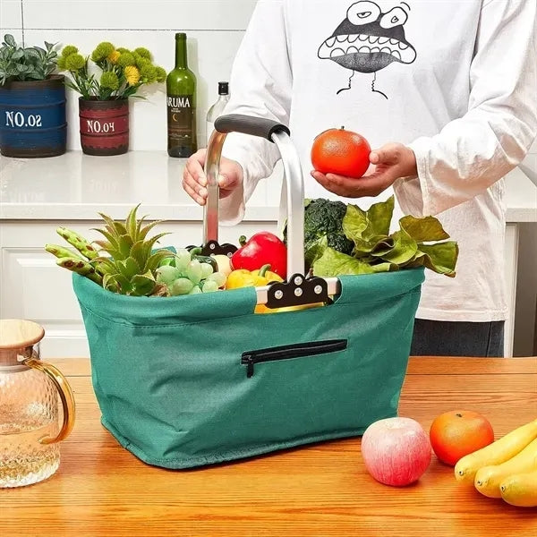 Collapsible Grocery Market Picnic Basket