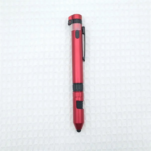 Multifunctional six-in-one tool ballpoint pen
