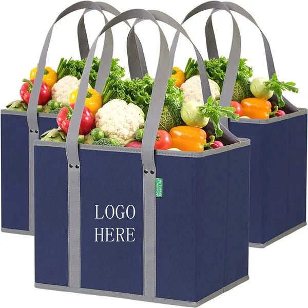 Non-Woven Foldable Bottom Reinforced Shopping Bag