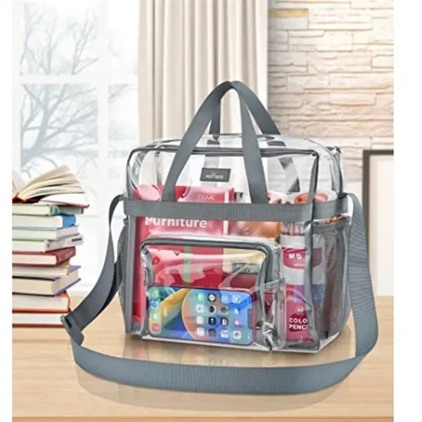 The Everything Clear Vinyl Tote Bag