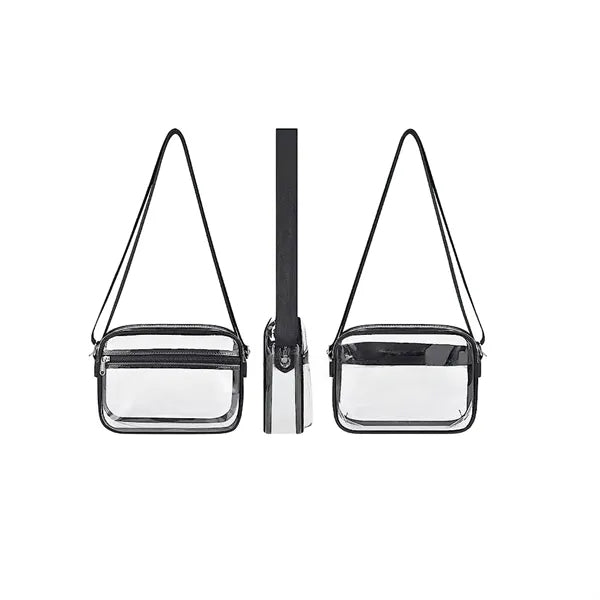 Waterproof PVC Transparent Large Capacity Crossbody Bag