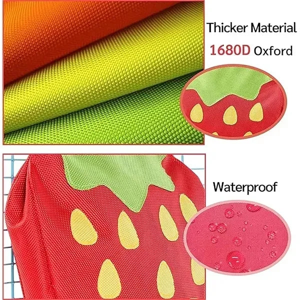 Suspended feeding bag for pets