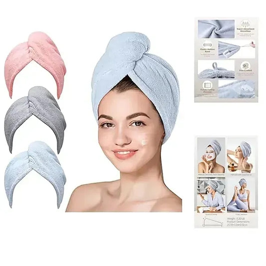Microfiber Hair Towel Wrap for Women