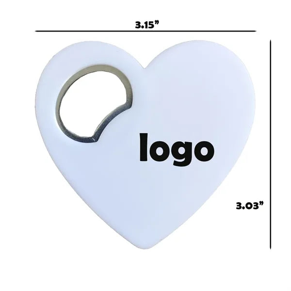 Magnetic Heart Shape Design Bottle Opener
