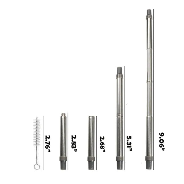 Premium Stainless Steel Straws In Plastic Case