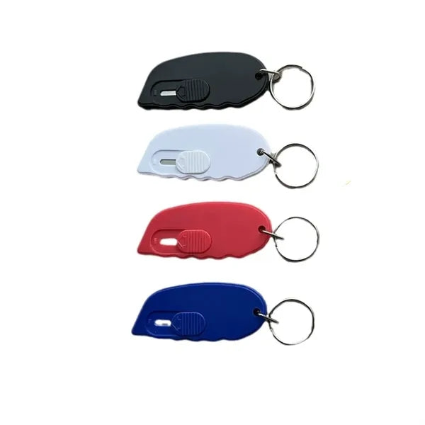 Elegant Leaf Shape Design Keychain Pocket Knife
