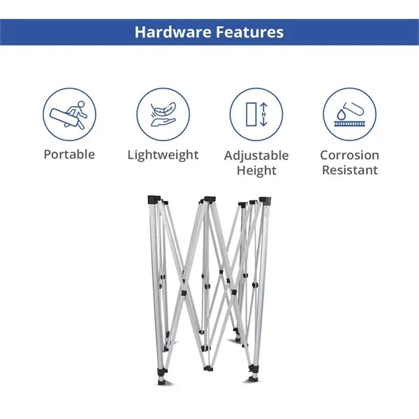 10 ft Aluminum Canopy Tent topper + Hardware