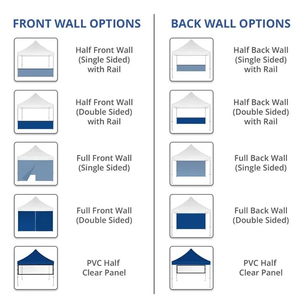 Steel Custom Canopy Tent - Topper and frame (10'x10')