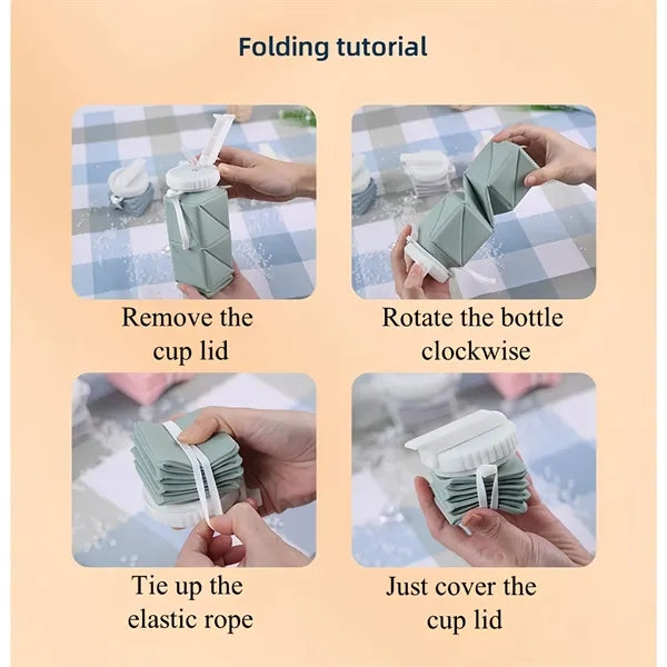 Premium Collapsible Silicone Water Bottle Free Shipping
