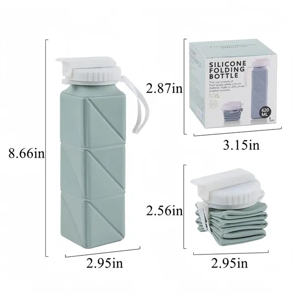 Premium Collapsible Silicone Water Bottle Free Shipping