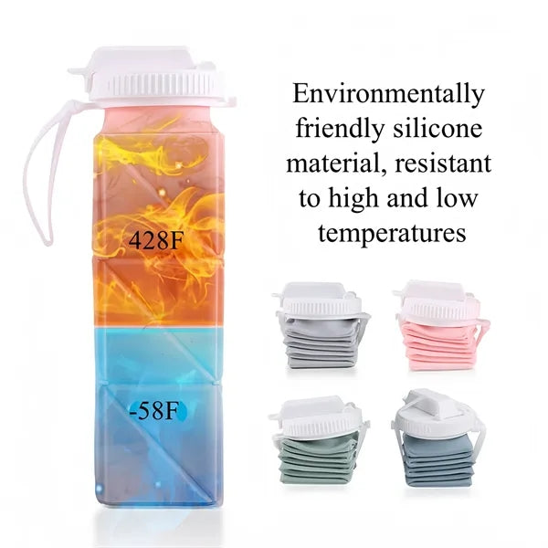 Premium Collapsible Silicone Water Bottle Free Shipping