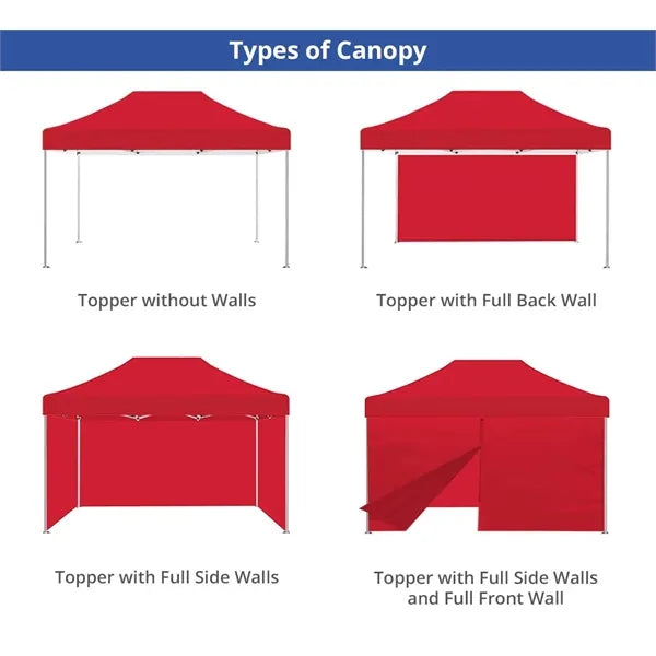 15 Ft Canopy Tent with Topper & Frame