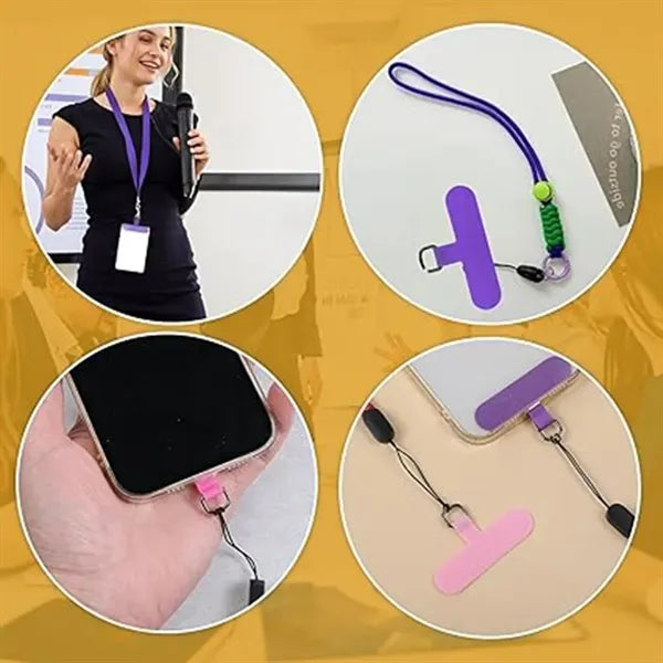 Phone Lanyard Patch Pad Tether Tab