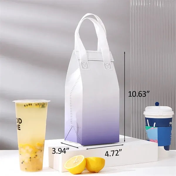Insulated Non Woven Lunch Tote Bag with Handle