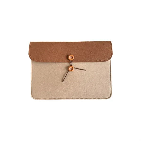 A4 Felt Documents Holder With Buttons