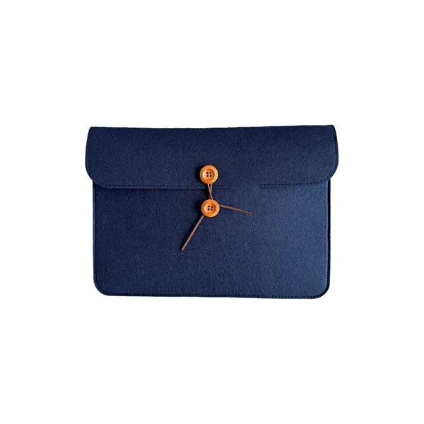 A4 Felt Documents Holder With Buttons