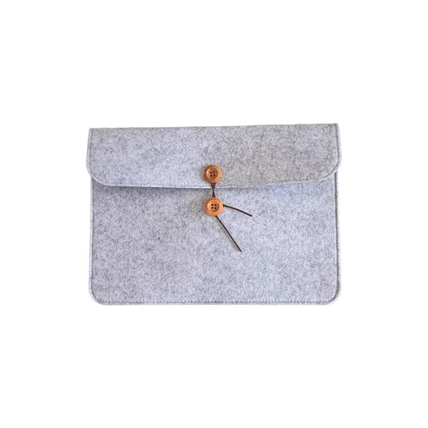 A4 Felt Documents Holder With Buttons