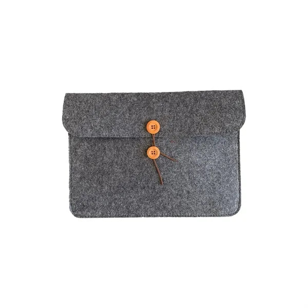 A4 Felt Documents Holder With Buttons