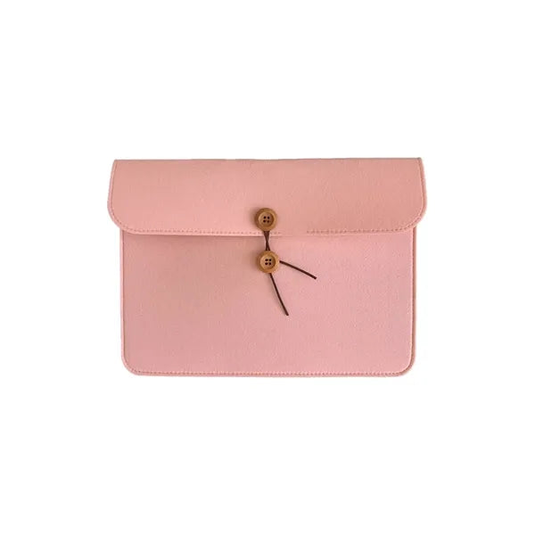 A4 Felt Documents Holder With Buttons