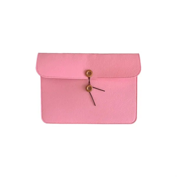 A4 Felt Documents Holder With Buttons