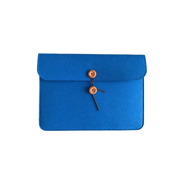 A4 Felt Documents Holder With Buttons