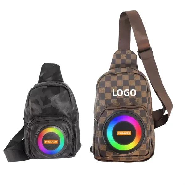 Multifunctional speaker backpack