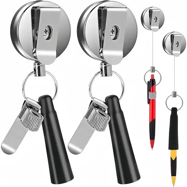 Stretchable ID card keychain