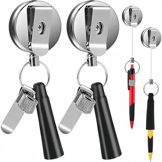 Stretchable ID card keychain