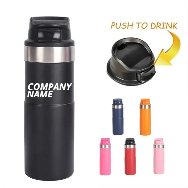 17oz Stainless Steel Travel Water Bottle