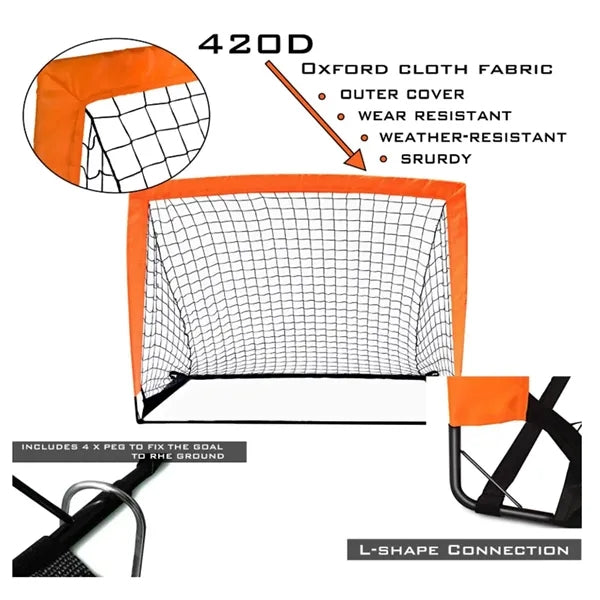 Portable Foldable Soccer Goal Set