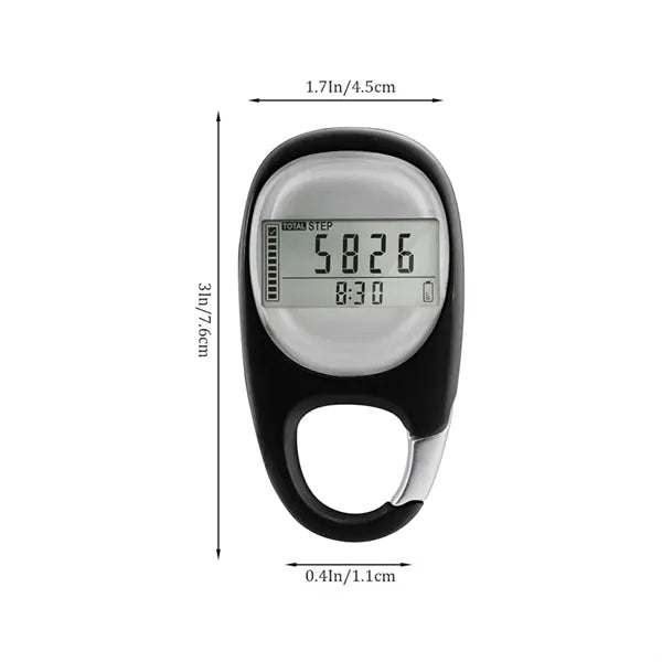Digital Step Counter Pedometer with Clip