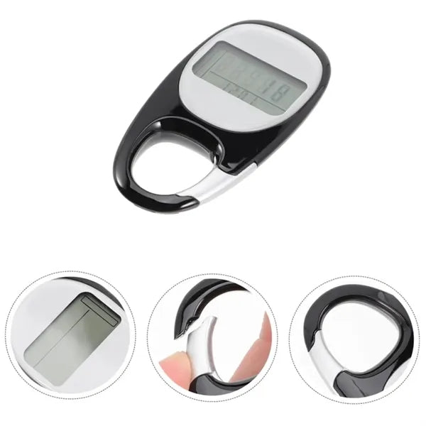 Digital Step Counter Pedometer with Clip