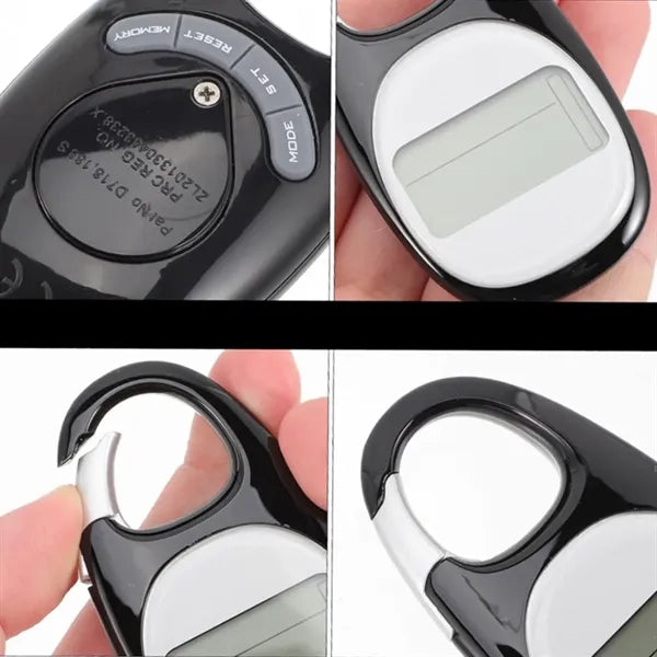 Digital Step Counter Pedometer with Clip