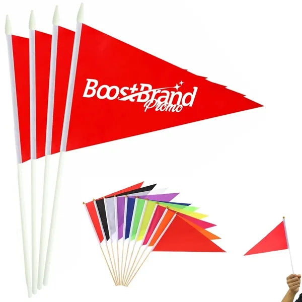 Hand Waving Flags