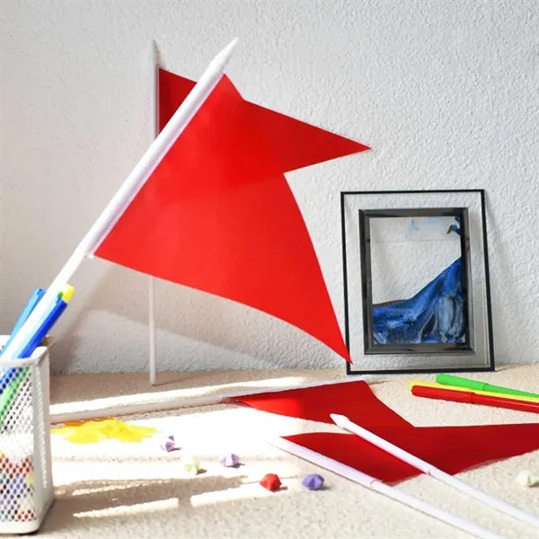 Hand Waving Flags