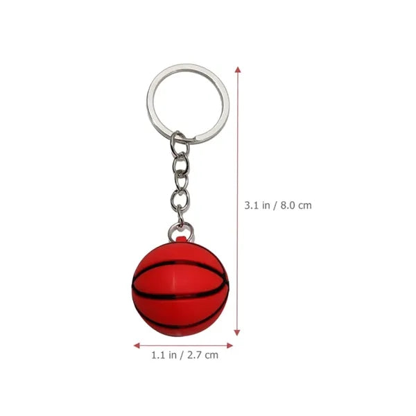 Assorted Sports Ball Keychains