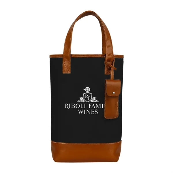 Elegant Nylon Wine Tote